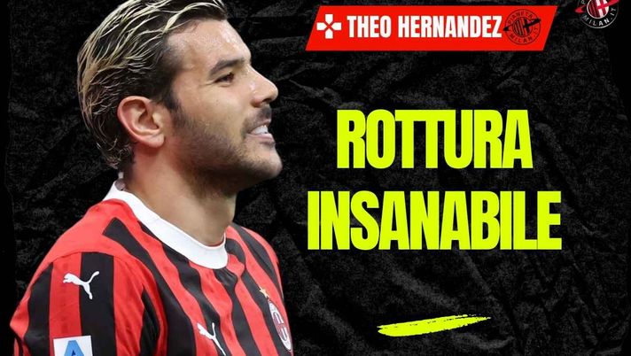 Milan, rottura totale con Theo Hernandez: 'Si allenerà con i fuori rosa'