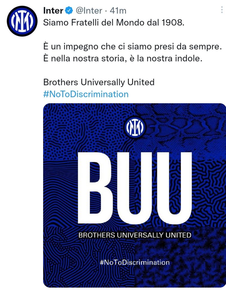 Cori antisemiti al derby di Milano: la condanna dell’Inter- immagine 2
