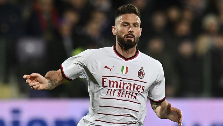Olivier Giroud AC Milan Fiorentina-Milan 2-1 Serie A 2022-2023