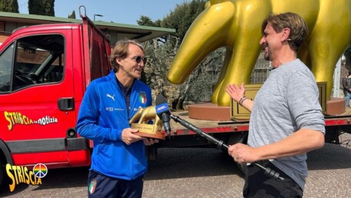 Tapiro d’oro gigante a Mancini: “È più che meritato” - immagine 1