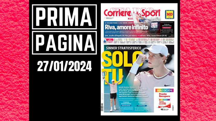 Prima pagina Corriere dello Sport: Milan, esame Zirkzee