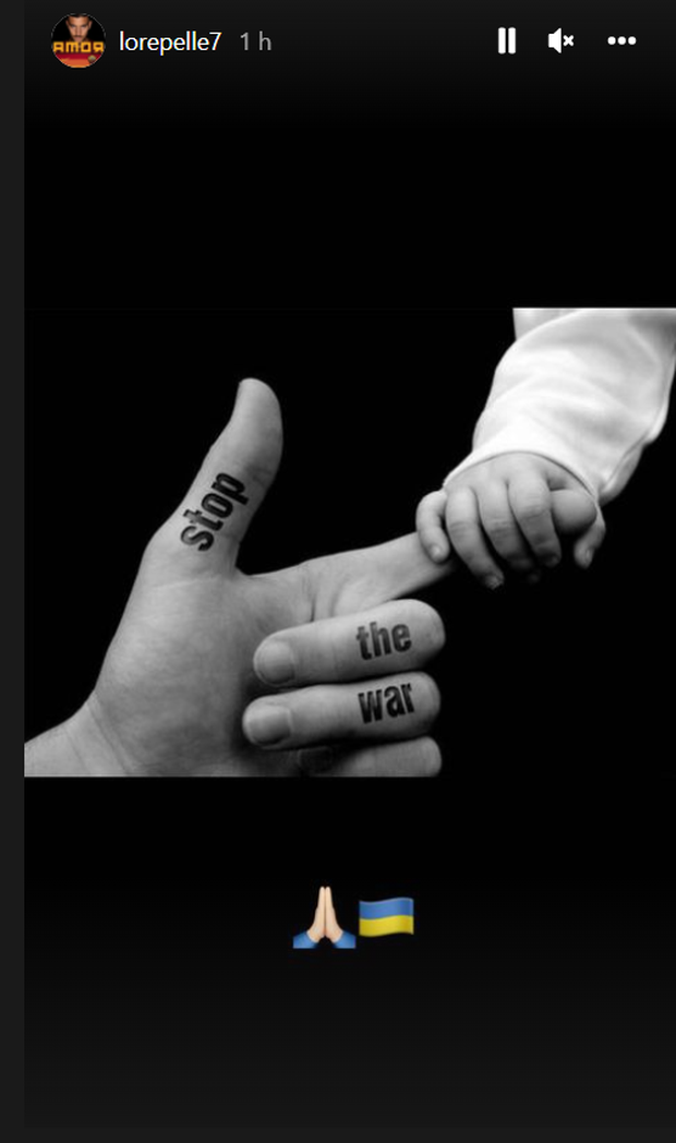 Guerra Ucraina, il messaggio di Zaniolo e Pellegrini su Instagram- immagine 3