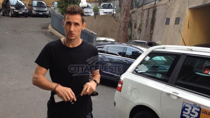 INFERMERIA - Dott. Bianchini: 'Per Klose una piccola distrazione della caviglia'