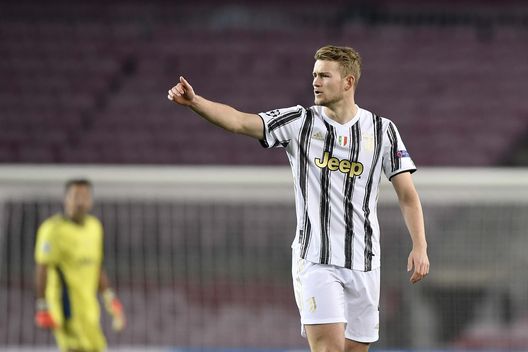 Matthijs De Ligt in partita con la Juventus Matthijs De Ligt in partita con la Juventus