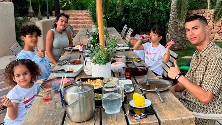 Fonte Instagram CR7  Cristiano Ronaldo e famiglia a Maiorca