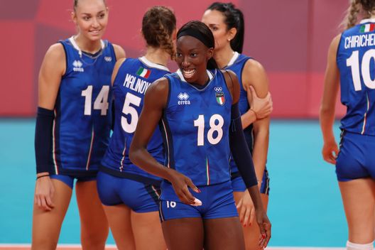 Getty Images Paola Egonu a Sanremo: “Vesto con orgoglio la maglia azzurra. E per questo Paese…”- immagine 2