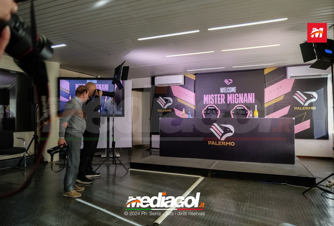 FOTO PALERMO, presentato mister Michele Mignani in conferenza stampa (Gallery) - immagine 6