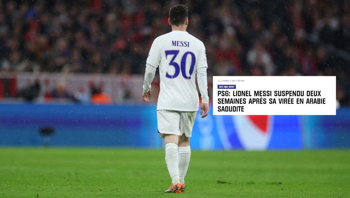 Messi va in Arabia, il PSG non lo autorizza e lo sospende per due settimane - immagine 1