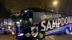 Video – Torino-Sampdoria: l’arrivo del pullman blucerchiato allo stadio