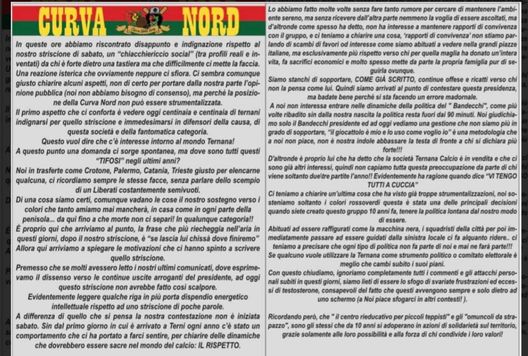Ternana, il presidente Bandecchi: “Tifosi non andate al derby, niente soldi ai perugini…”- immagine 2