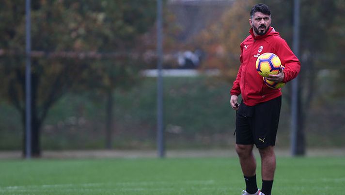 Gennaro Gattuso, tecnico del Milan, dirige un allenamento a Milanello (credits: acmilan.com) Gennaro Gattuso, tecnico del Milan, dirige un allenamento a Milanello (credits: acmilan.com)