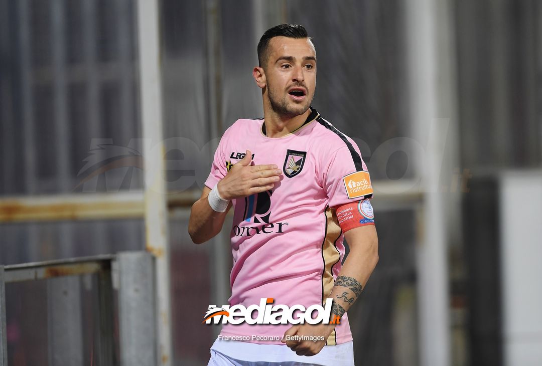  during the Serie B match between Benevento and Carpi FC at Stadio Ciro Vigorito on April 14, 2019 in Benevento, Italy. 