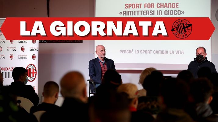 Pioli Fondazione Milan Sport for Change Kayros