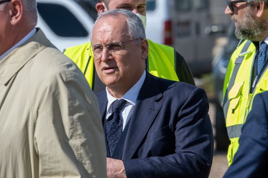 GERMOGLI PH: 4 APRILE 2022 FIRENZE VISITA DI ALCUNE AUTORITA' AL CANTIERE PER LA COSTRUZIONE DEL NUOVO VIOLA PARK NELLA FOTO CLAUDIO LOTITO lotito