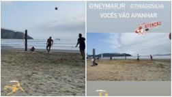 Robinho, la tecnica non tramonta: sfida a Neymar e Thiago Silva | VIDEO