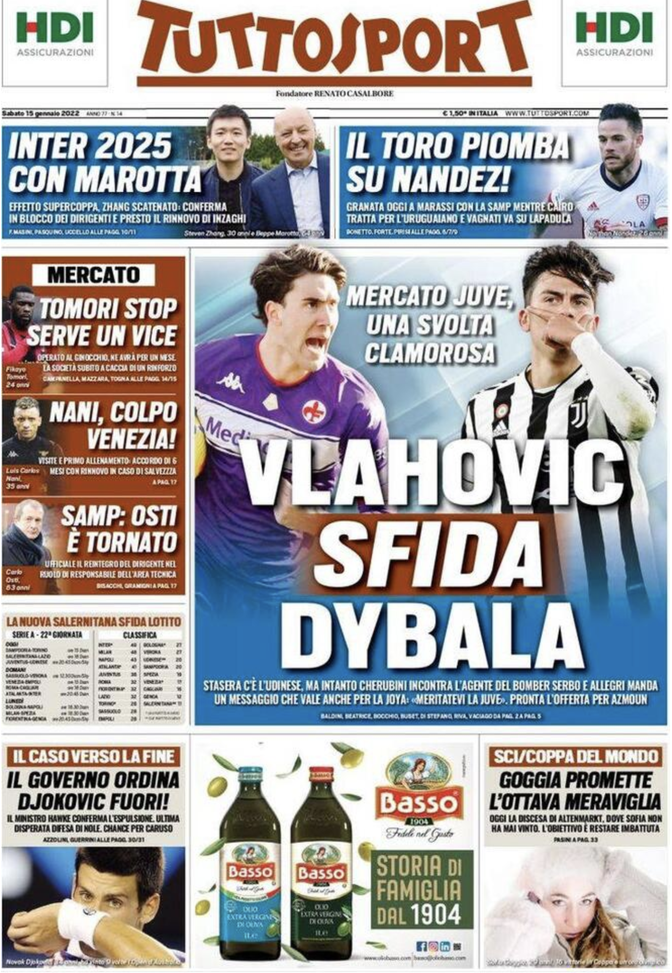 prima pagina