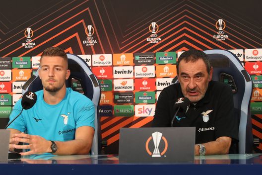 Lazio Sarri Milinkovic-Savic (getty images) Lazio Sarri Milinkovic-Savic