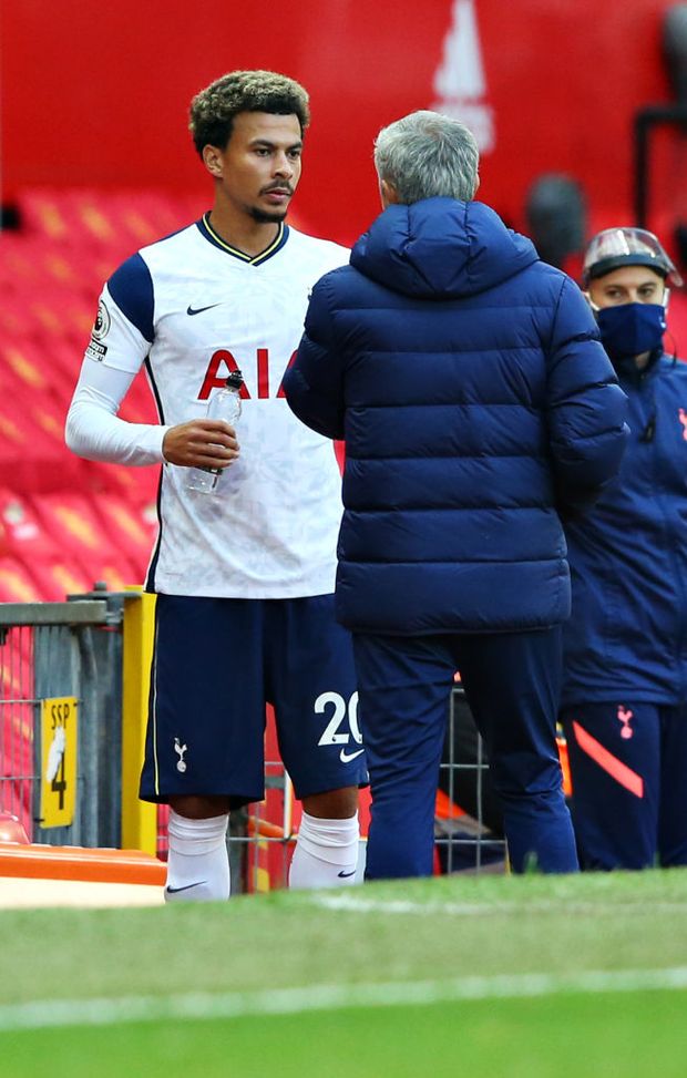 Dele Alli e Mourinho, lo scorso 4 ottobre (Photo by Alex Livesey/Getty Images) 