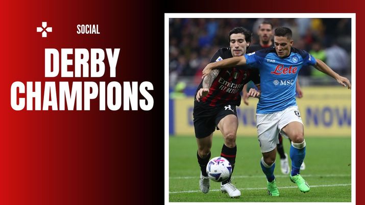 Sorteggio Champions League AC Milan Napoli social