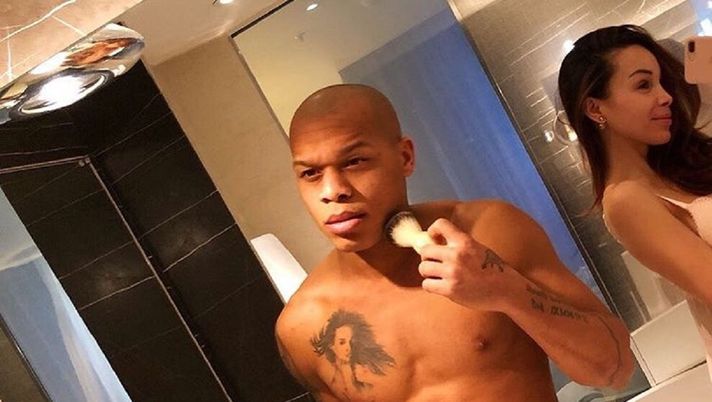 Biabiany con la moglie 