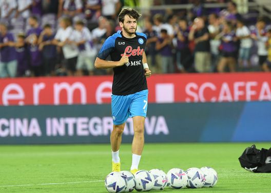 (Photo by SSC NAPOLI via Getty Images) kvaratskhelia