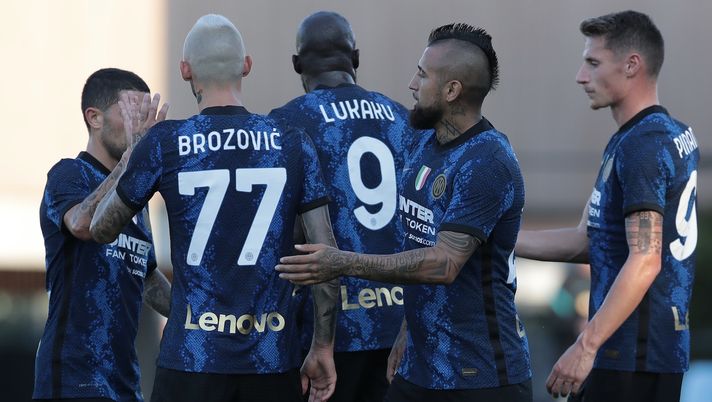 Un'esultanza dell'Inter 2021-2022 durante un'amichevole estiva | Serie A News (Getty Images) 