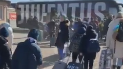La Juventus salva 80 persone dalla guerra in Ucraina (VIDEO)