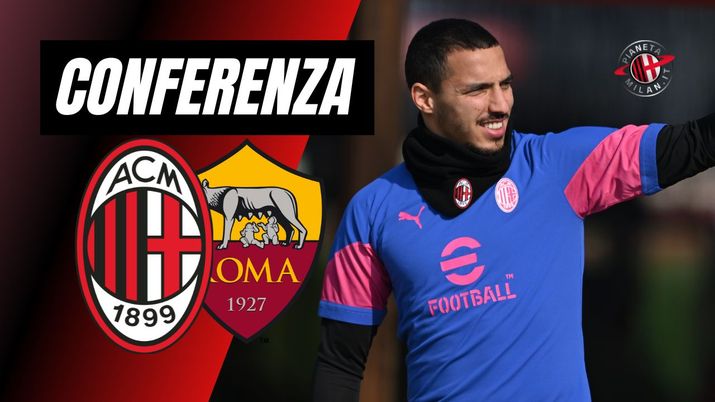 Conferenza Stampa LIVE Ismaël Bennacer AC Milan Milan-Roma Europa League 2023-2024