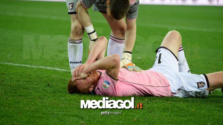 Palermo, infortunio Gazzi: ecco il comunicato ufficiale  Palermo, infortunio Gazzi: ecco il comunicato ufficiale