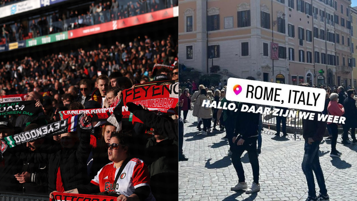 Hooligans del Feyenoord marcati a uomo in Centro. Ma i violenti arrivano oggi Hooligans del Feyenoord marcati a uomo in Centro. Ma i violenti arrivano oggi - immagine 1