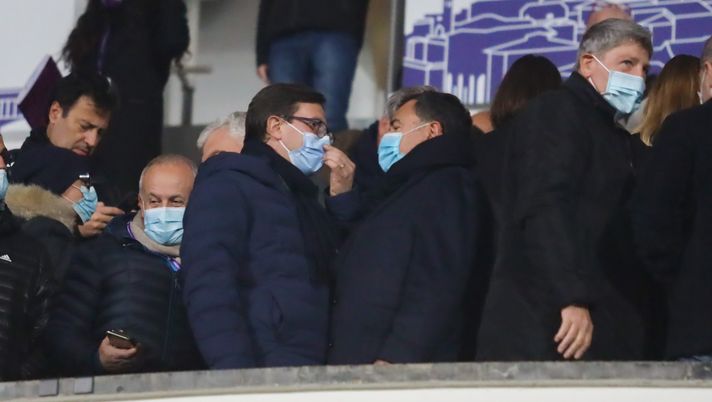 GERMOGLI PH: 20 NOVEMBRE 2021 FIRENZE STADIO ARTEMIO FRANCHI SERIE A FIORENTINA VS MILAN NELLA FOTO NARDELLA JOE BARONE Franchi e Campo di Marte, Nardella si copre anche in caso di addio di Commisso - immagine 1