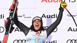 Sci, St. Anton: immensa Brignone vince superG davanti a due svizzere