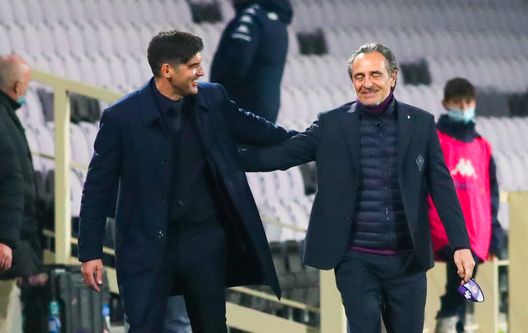 GERMOGLI PH 3 MARZO 2021 FIRENZE STADIO ARTEMIO FRANCHI CAMPIONATO DI SERIE A FIORENTINA VS ROMA NELLA FOTO FONSECA E PRANDELLI GERMOGLI PH 3 MARZO 2021 FIRENZE STADIO ARTEMIO FRANCHI CAMPIONATO DI SERIE A FIORENTINA VS ROMA NELLA FOTO FONSECA E PRANDELLI