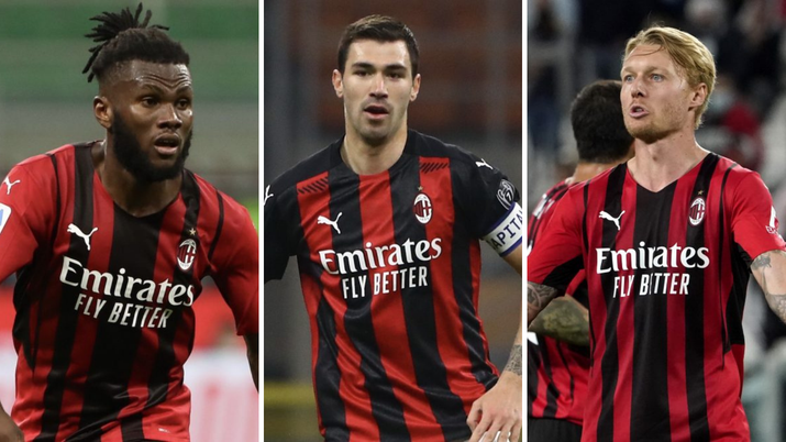 Franck Kessie Alessio Romagnoli Simon Kjaer