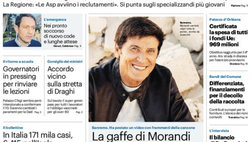 Prima Pagina, Giornale di Sicilia: “Riparte la ricerca dei medici”