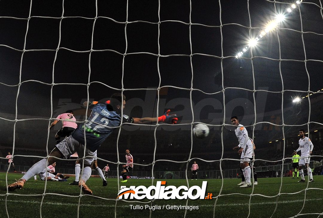  during the Serie B match between US Citta di Palermo and US Salernitana at Stadio Renzo Barbera on January 18, 2019 in Palermo, Italy. 