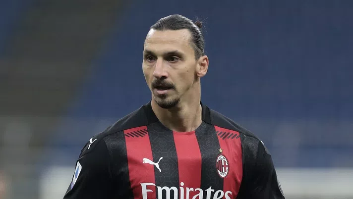 Zlatan Ibrahimovic (attaccante AC Milan) durante Milan-Verona (Serie A 2020-2021) | AC Milan News (Getty Images)