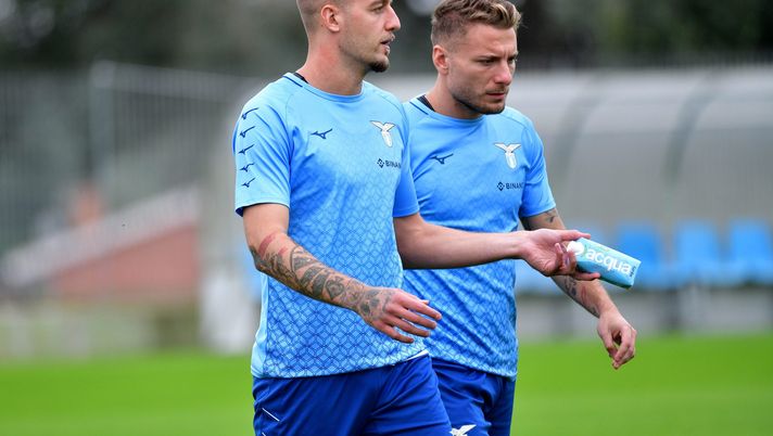 Sergej Milinkovic e Ciro Immobile