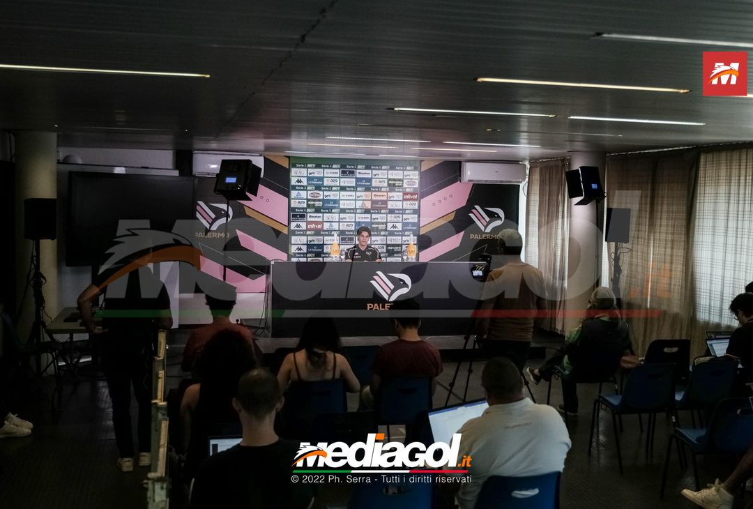 FOTO PALERMO, La conferenza stampa di presentazione di Edoardo Pierozzi (Gallery) - immagine 13