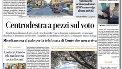 Prima Pagina, La Repubblica-Palermo: “Centrodestra a pezzi sul voto”