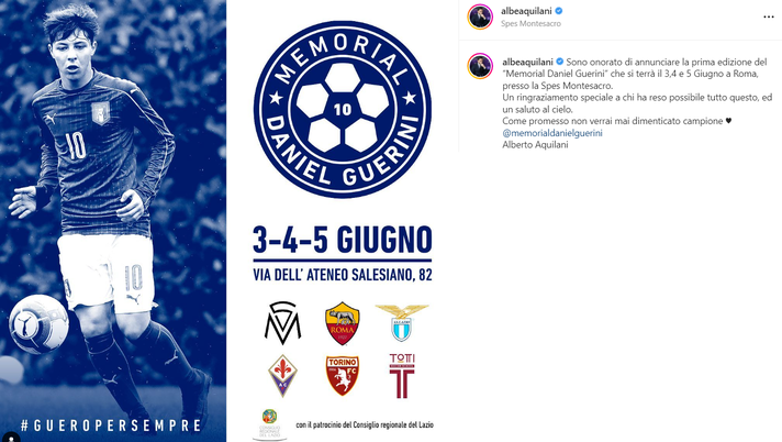 Al via la prima edizione del Memorial Daniel Guerini: ci sarà anche il Torino - immagine 1
