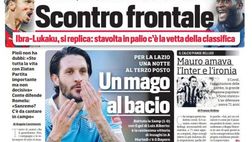 Prima Pagina, Corriere dello Sport: “Un mago al bacio. Milan-Inter, scontro frontale”