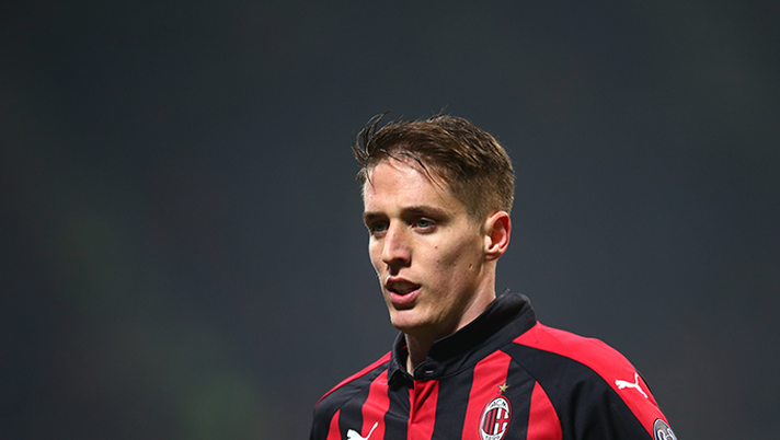 Andrea Conti, terzino del Milan (credits: acmilan.com) 