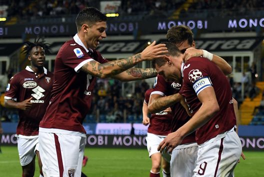 PARMA, ITALY - SEPTEMBER 30: Andrea Belotti of Torino FC celebrates after scoring the 1-2 goal during the Serie A match between Parma Calcio and Torino FC at Stadio Ennio Tardini on September 30, 2019 in Parma, Italy. (Photo by Alessandro Sabattini/Getty Images) PARMA, ITALY - SEPTEMBER 30: Andrea Belotti of Torino FC celebrates after scoring the 1-2 goal during the Serie A match between Parma Calcio and Torino FC at Stadio Ennio Tardini on September 30, 2019 in Parma, Italy. (Photo by Alessandro Sabattini/Getty Images)