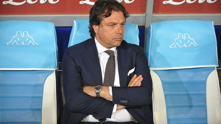 NAPLES, ITALY - AUGUST 01: Cristiano Giuntoli during the pre-season friendly match between SSC Napoli and OGC Nice at Stadio San Paolo on August 1, 2016 in Naples, Italy. (Photo by Francesco Pecoraro/Getty Images) Napoli, CorSport: “Kvaratskhelia e Olivera acquisti delineati, si attendono le firme” - immagine 1