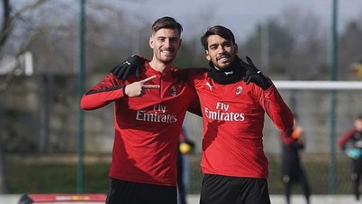 Milan sui social – Gabbia abbracciato a un sorridente Paquetà 