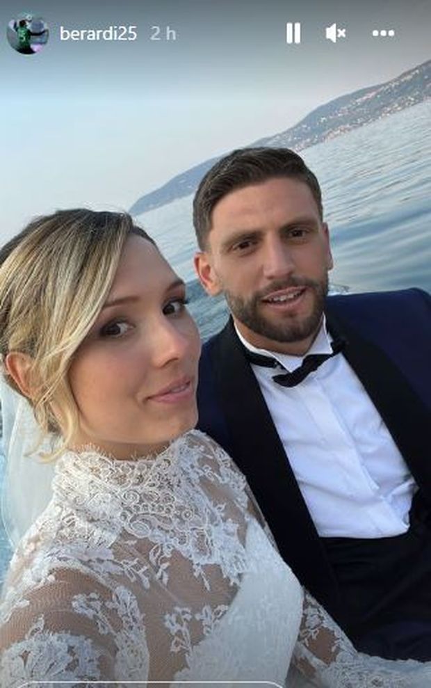 Domenico Berardi e la sua Francesca si sono sposati- immagine 2