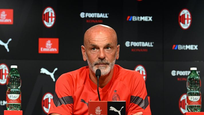 Stefano Pioli AC Milan conferenza stampa Milanello