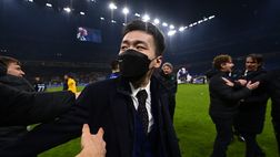 FCIN1908 – Inter, Zhang allo Stadium osserva il riscaldamento da vicino