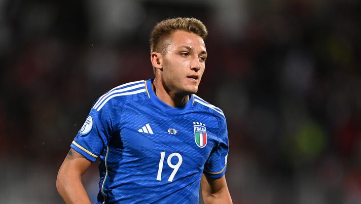 MALTA, MALTA - MARCH 26: Mateo Retegui of Italy in action during the UEFA EURO 2024 qualifying round group C match between Italy and England at Stadio Diego Armando Maradona on March 23, 2023 in Naples, Italy. (Photo by Claudio Villa/Getty Images ) Retegui
